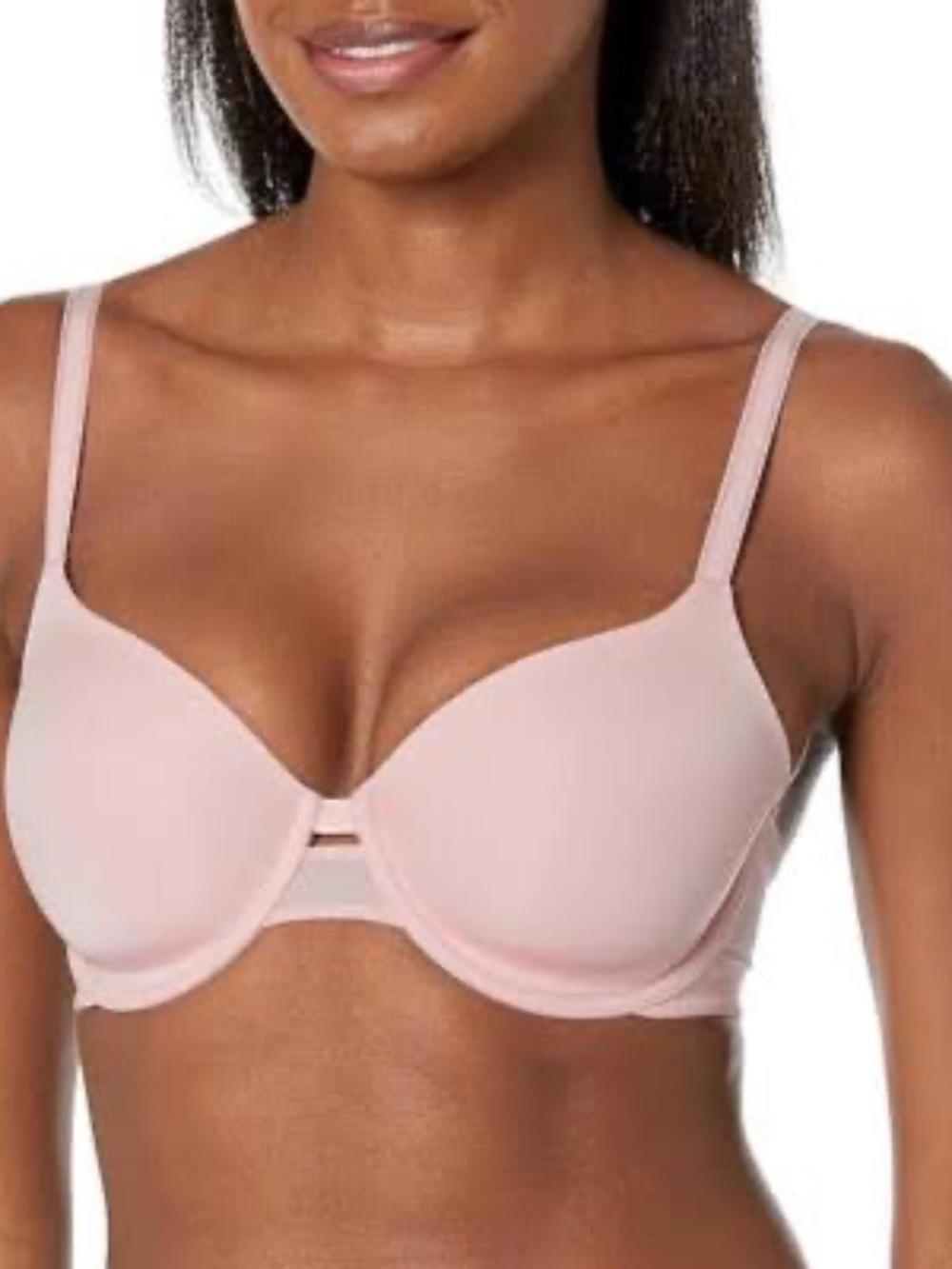 Brand New WARNER'S No Side Effects Underwire Bra - Coral Pink Size 36C
